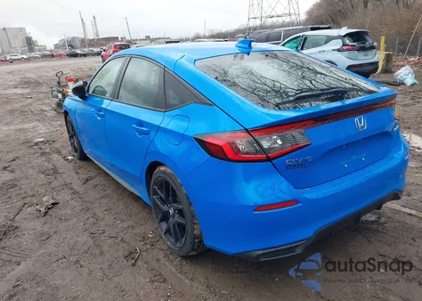 2024 Honda Civic Sport из США, поврежденный, VIN 19XFL2H82RE012095